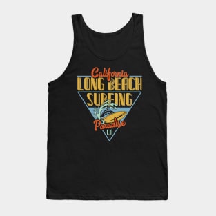 California Long Beach Surfing Tank Top